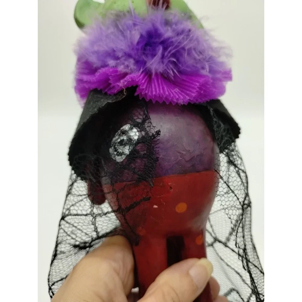 Cute Halloween Goblin Nodder Figurine Hat Spider
